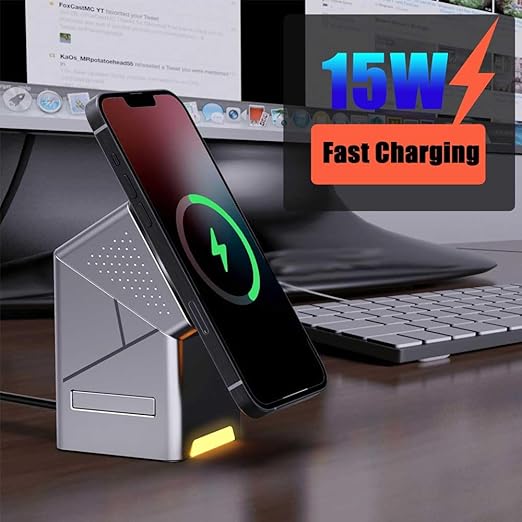 New Generation 3-in-1 Magnetic Pop-Up Wireless Charger – Fast & Versatile