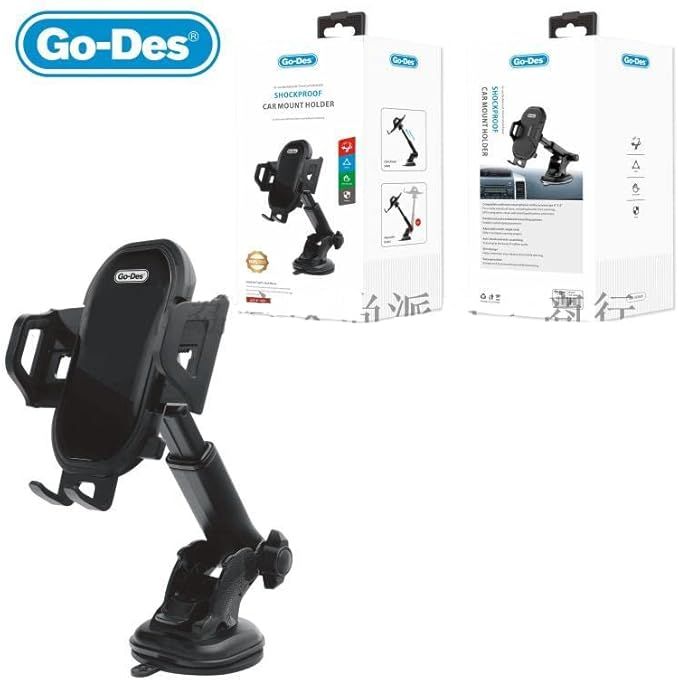 360° Rotatable Car Phone Holder – Adjustable & Secure Mount