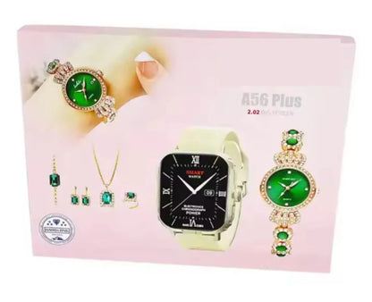 A56 Smartwatch – Elegant Bluetooth Fitness Watch with HD Display & Health Tracker | TIND UAE