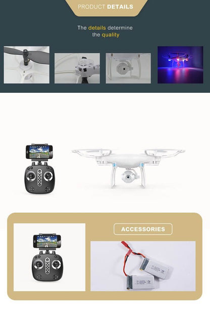 Drone Sky LH-X25 with HD Camera | Foldable RC Quadcopter