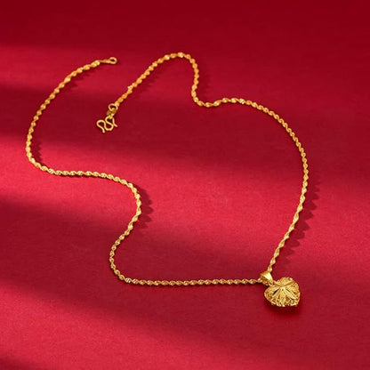 Gold Heart Necklace for Women | Elegant Pendant Jewelry