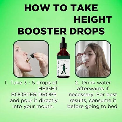 Natural Height Booster Drops 30ml | Growth Support Formula