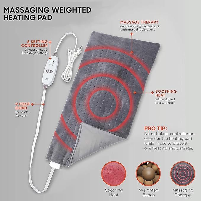 Multi-Purpose Electric Heating Pad – Fast Pain Relief & Muscle Relaxation