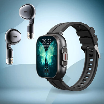 Smartwatch with Wireless Earbuds – 2-in-1 Bluetooth Calling Fitness Watch | TIND UAE