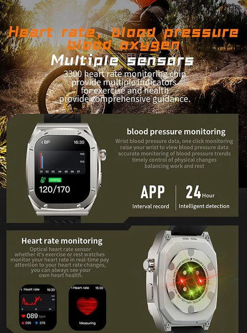 Z79 Max Smartwatch – Rugged Outdoor Bluetooth Fitness Watch for Men | Waterproof Adventure Smartwatch