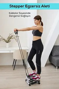 Fitness Stepper Exerciser with Rope