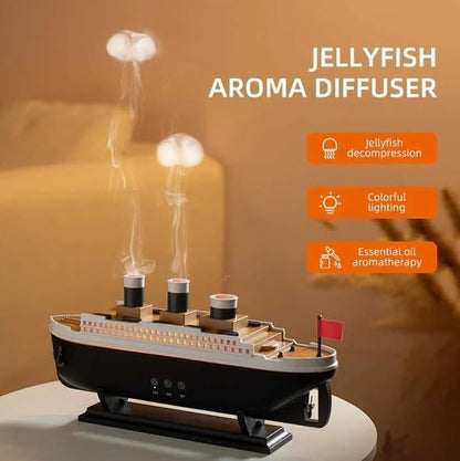 Titanic Steam Ship Humidifier & Diffuser – Unique Home Aroma & Air Moisturizer