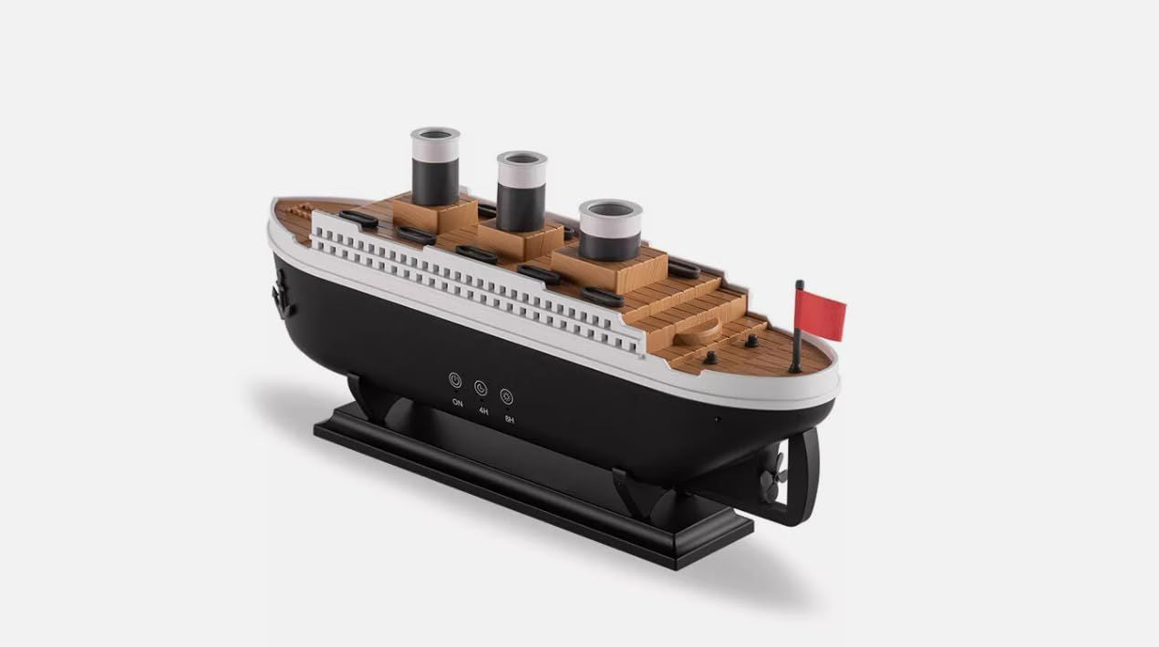 Titanic Steam Ship Humidifier & Diffuser – Unique Home Aroma & Air Moisturizer