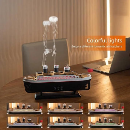 Titanic Steam Ship Humidifier & Diffuser – Unique Home Aroma & Air Moisturizer