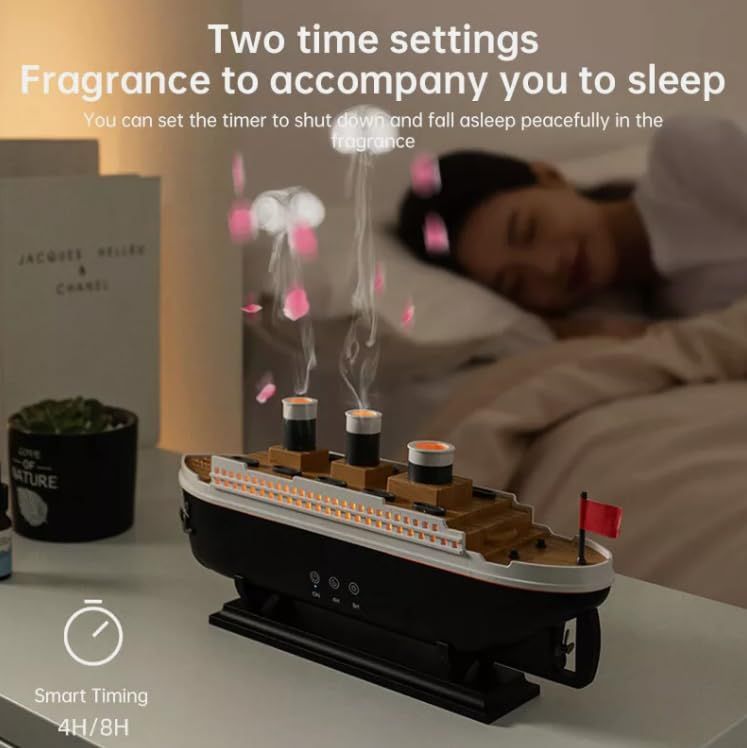 Titanic Steam Ship Humidifier & Diffuser – Unique Home Aroma & Air Moisturizer