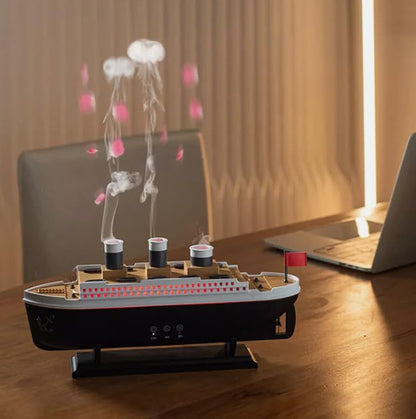 Titanic Steam Ship Humidifier & Diffuser – Unique Home Aroma & Air Moisturizer